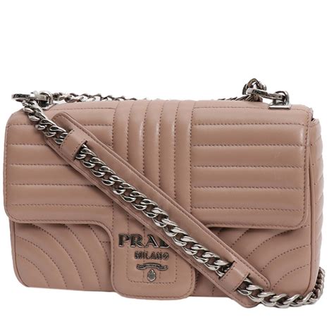 prada diagram matelassé pelle borsa a tracolla cromo borse donna|farfetch borse prada donna.